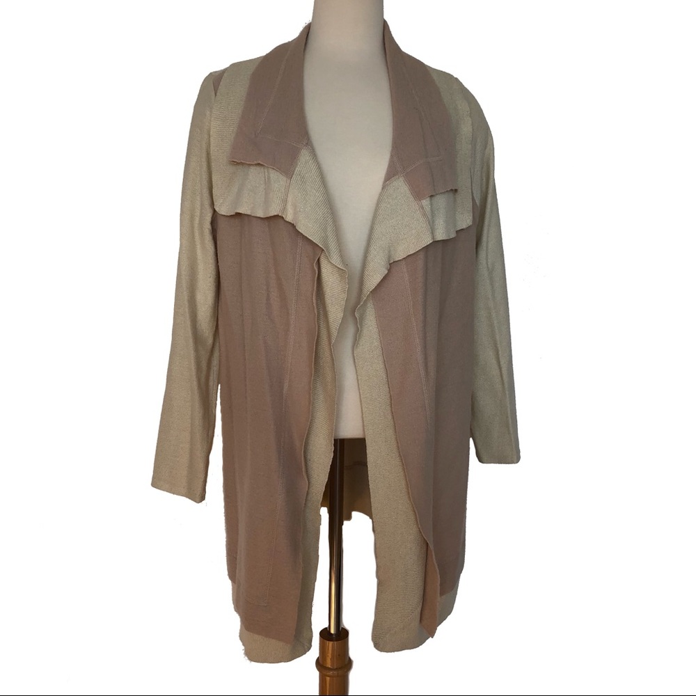 CHICO’s Open Front Waterfall Cardigan Sweater